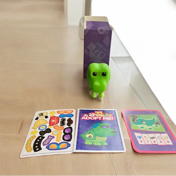 2/$20 NEW IN BOX McDonald's Happy Meal Adopt Me Uplift Games Crocodile Pet - Picture 1 of 4